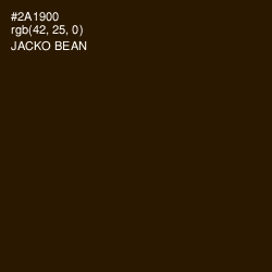 #2A1900 - Jacko Bean Color Image